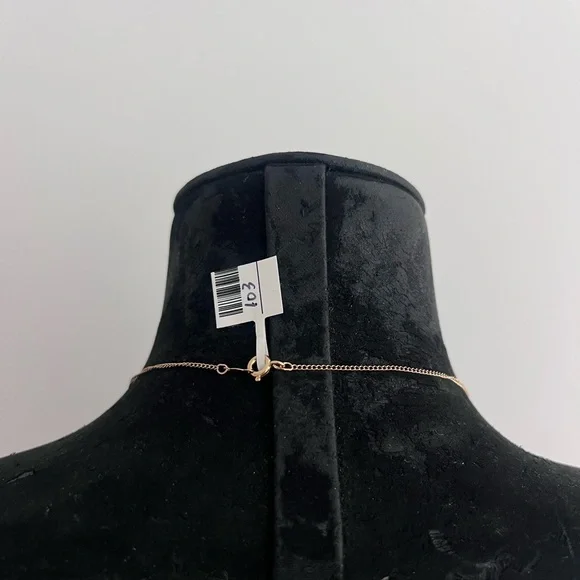 NWT 14K Gold Zodiac Virgo Diamond Pendant Necklace